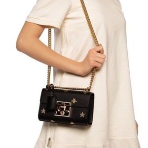 Gucci Padlock Bees and Stars Small GG Shoulder Bag